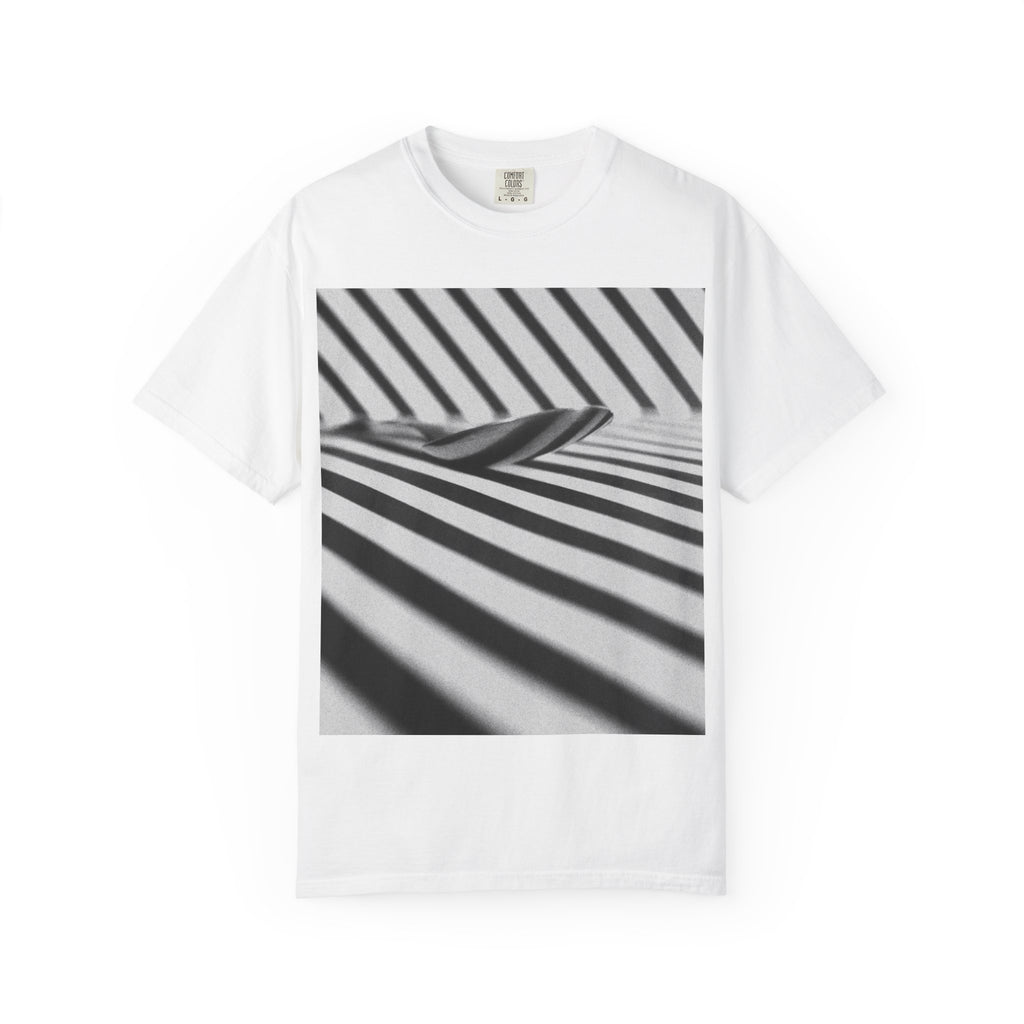 Abstract Stripes Printed Cotton Tee