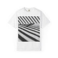 Abstract Stripes Printed Cotton Tee