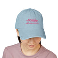 I'm Not Extra You're Just Basic Embroidered Denim Cap