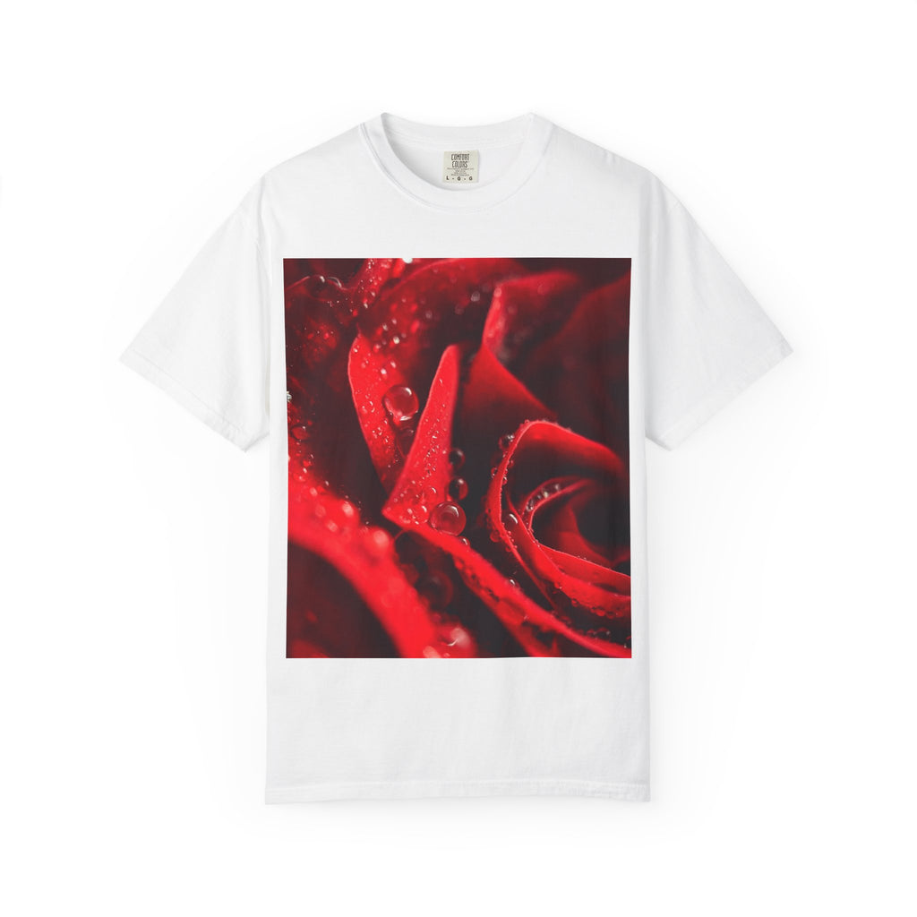Red Rose Graphic Printed Tee