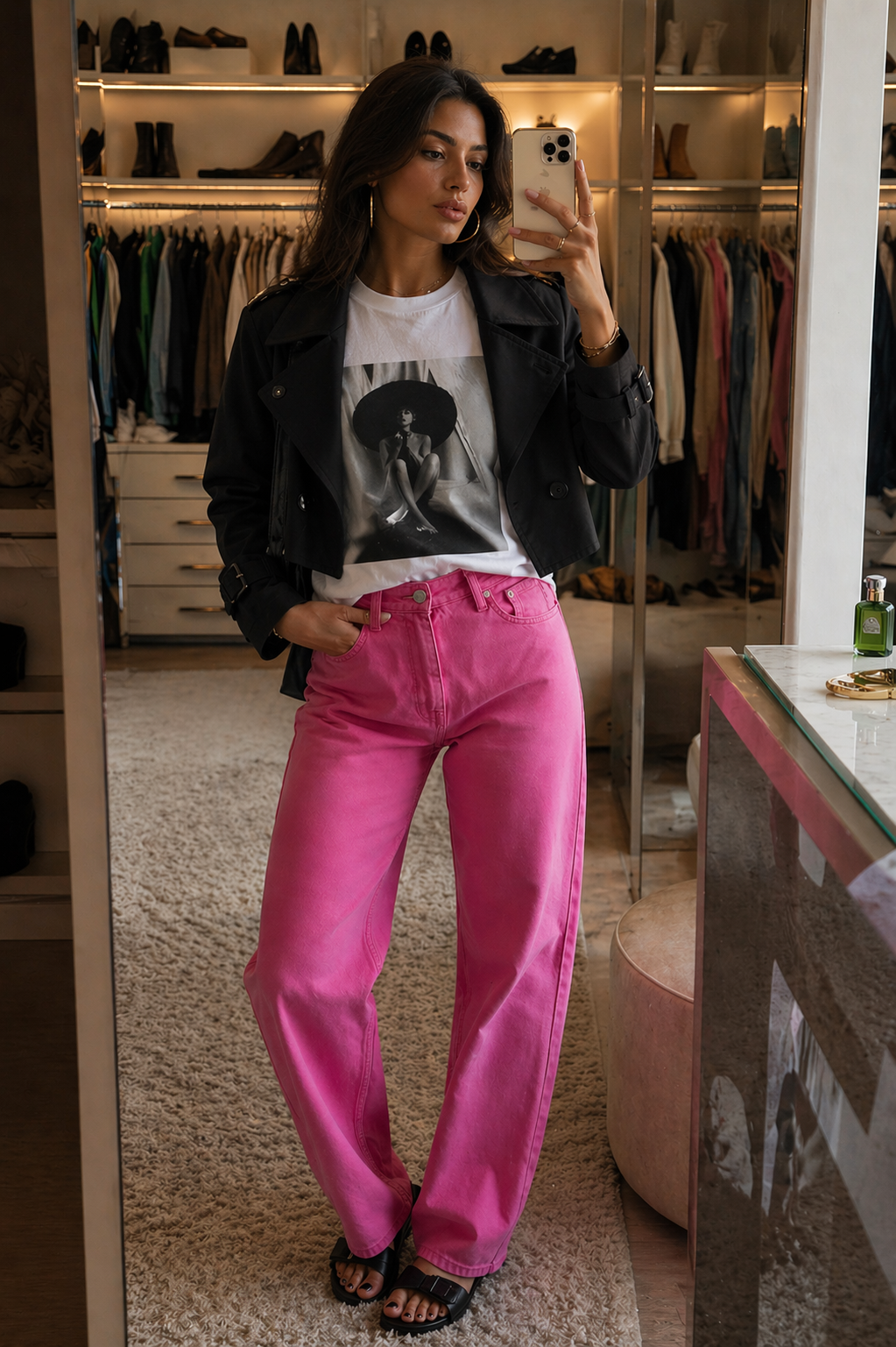 It's just a really good hat - Cotton graphic print tee