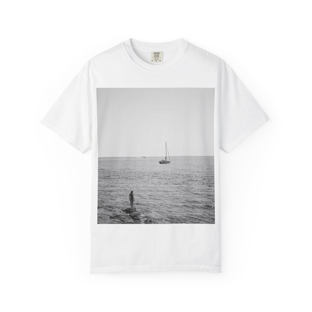 Vintage Black & White Ocean T-Shirt