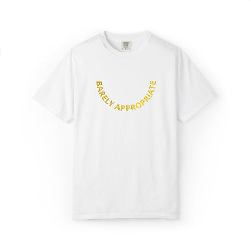 Barely Approachable - Embroidered Cotton Tee