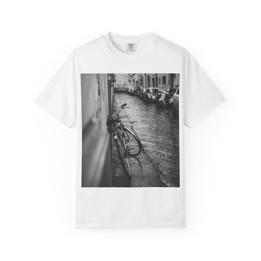 Vintage Bicycle Street Photo T‑Shirt