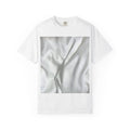 Shimmering Draped Fabric Graphic Tee