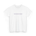 I'm not a person you should put on speakerphone Embroidered Cotton Tee